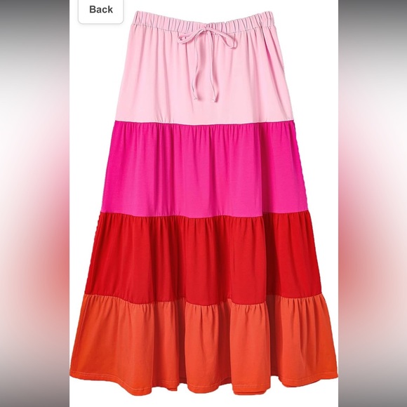 NWOT- Change of Heart Tiered Maxi Skirt - Picture 4 of 4